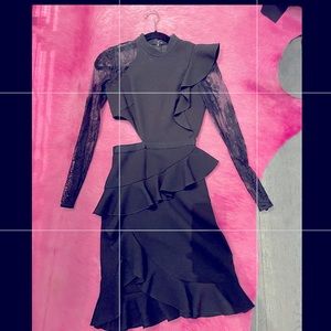 Self portrait black dress